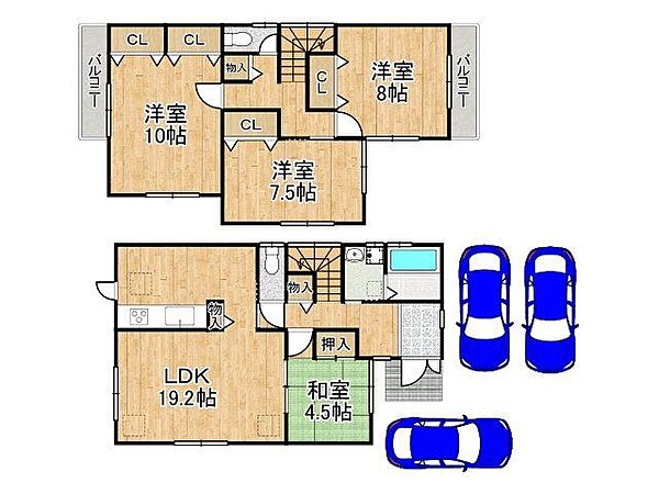 間取りを拡大表示