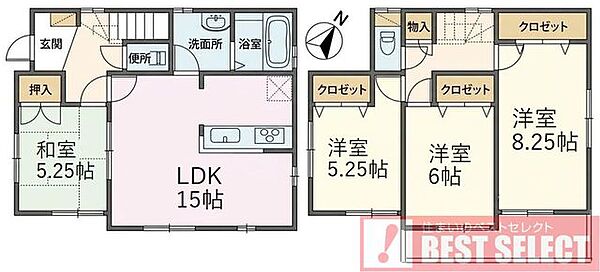 間取りを拡大表示