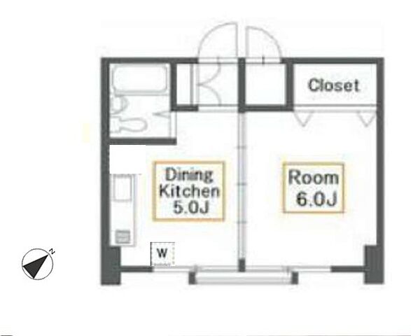 間取り ニュー浜町ダイヤマンション 9階/-