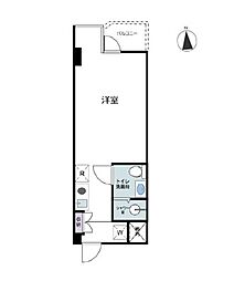 安田神保町マンション ワンルームの間取図画像