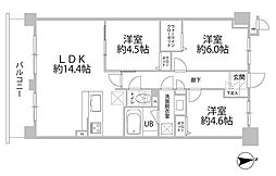 間取図画像 3LDK