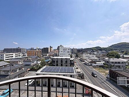 東側ルーフバルコニーからの眺望