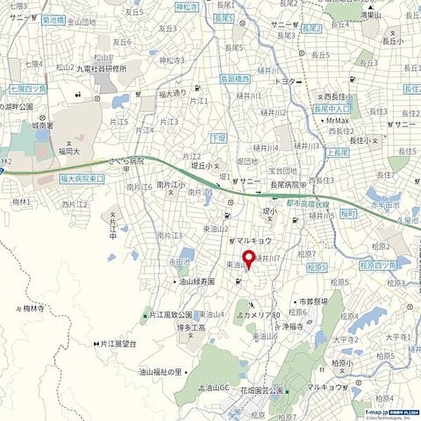地図を拡大表示