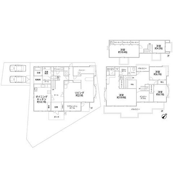 間取りを拡大表示