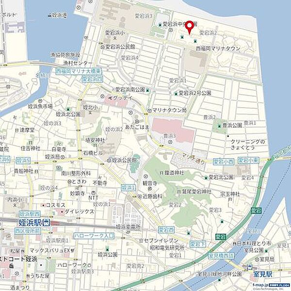 地図を拡大表示