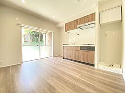 大森永谷マンション　B棟 1LDKのリビング/ダイニング