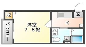 大阪府門真市泉町2-1（賃貸アパート1K・3階・25.22㎡） その2