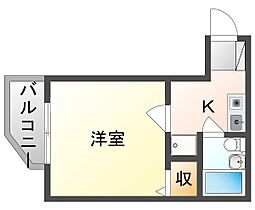 大阪府門真市幸福町7-5（賃貸マンション1K・2階・19.44㎡） その2