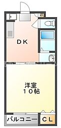 SPマンション 1DKの間取図画像