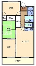 アーバンハイム守口 3LDKの間取図画像