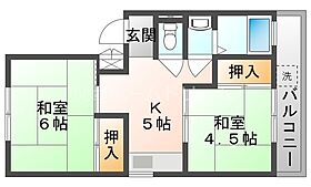 大阪府門真市幸福町1-42（賃貸マンション2K・2階・40.05㎡） その2