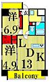 サクラレジデンス6階18.0万円