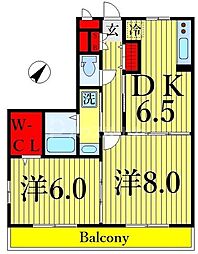 間取図画像 2DK
