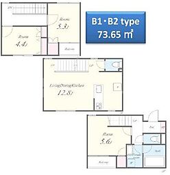 mi patio A棟 3LDKの間取図画像