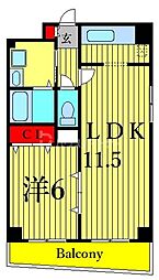 &Life-2 1LDKの間取図画像