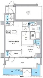 プレディアコート西葛西 2LDKの間取図画像