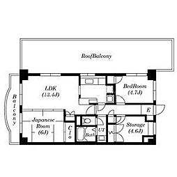 ペルシェール西葛西 2SLDKの間取図画像