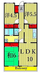 メゾングレイス瑞江 3LDKの間取図画像