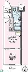 HY's 桜台 1DKの間取図画像