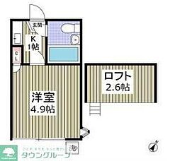 ライフピアマーキュリー 1Kの間取図画像