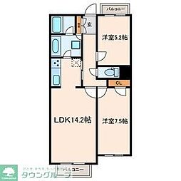 パーク・ハイム善福寺公園 2LDKの間取図画像