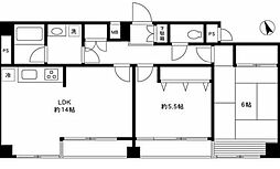 D-RHOMES中野 2LDKの間取図画像
