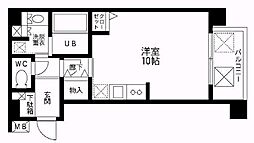 Blancheur平和台 ワンルームの間取図画像