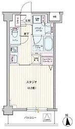 デュオステージ鷺ノ宮 1Kの間取図画像