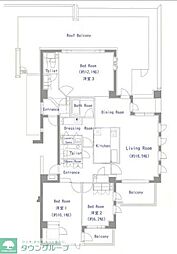 ライオンズマンション荻窪グランフォート 3LDKの間取図画像