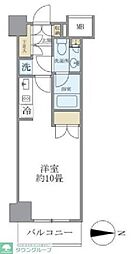 ParkSphere中野富士見町 ワンルームの間取図画像