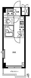 ルーブル鷺宮六番館 1Kの間取図画像
