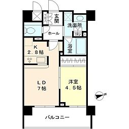 プレミアコンフォート西荻窪 1LDKの間取図画像
