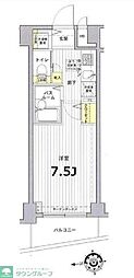エルミタージュ南阿佐ヶ谷弐番館 1Kの間取図画像