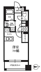 T'sgarden高円寺 ワンルームの間取図画像
