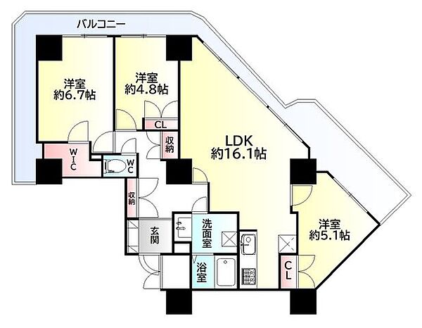 間取りを拡大表示