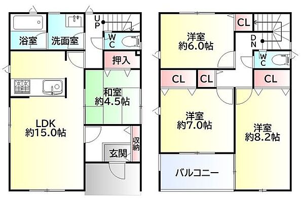 間取りを拡大表示