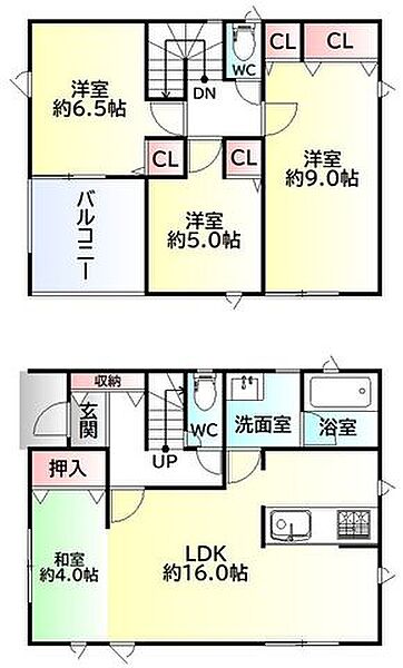 間取りを拡大表示