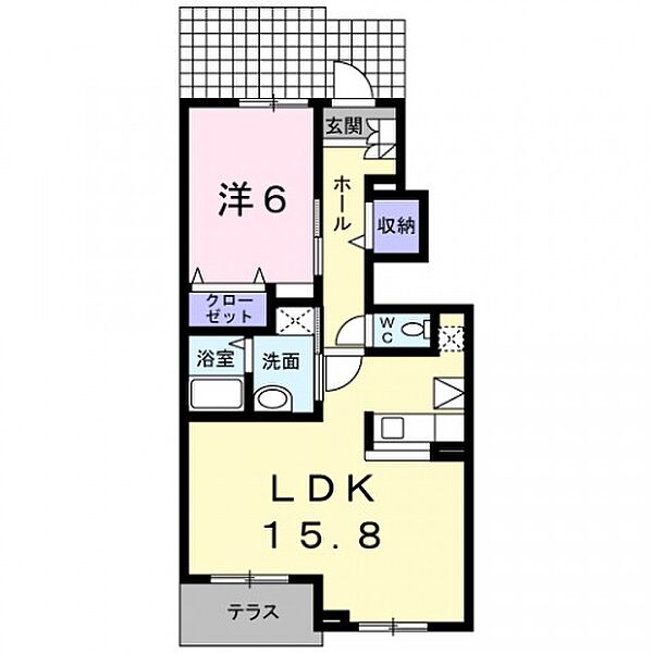 DESPACIO K 102号室｜大阪府茨木市上穂積２丁目(賃貸アパート1LDK・1階・53.05㎡)の写真 その2