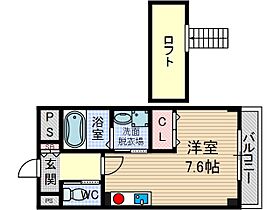 トップティー稲葉 403号室 ｜ 大阪府茨木市稲葉町（賃貸マンション1R・4階・29.25㎡） その2