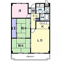 エスポワール茨木 305号室 ｜ 大阪府茨木市東太田２丁目（賃貸マンション3LDK・3階・63.32㎡） その2