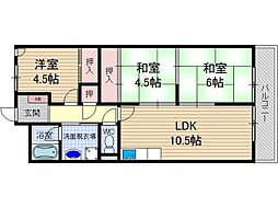 メゾン・トゥルース 3LDKの間取図画像