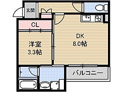 エテルナコート総持寺 3階