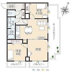 間取図画像 3LDK