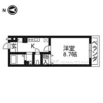 シュペリールＢ棟 B201 ｜ 京都府京都市西京区桂上野東町（賃貸アパート1K・2階・29.44㎡） その2