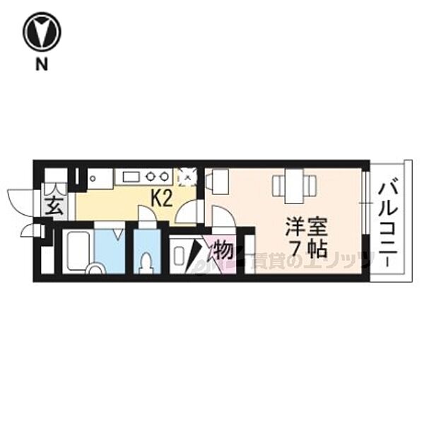 レオパレス昇 101｜京都府亀岡市追分町薮ノ下(賃貸アパート1K・1階・20.81㎡)の写真 その2