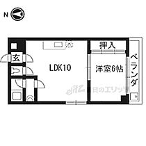 さぬきマンション 203 ｜ 京都府京都市右京区嵯峨天龍寺油掛町（賃貸マンション1LDK・2階・36.00㎡） その2