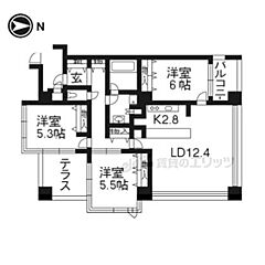 物件の間取り