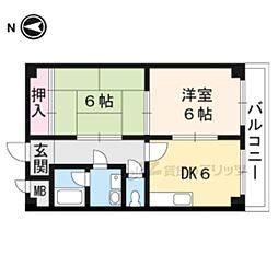 間取図画像 2DK