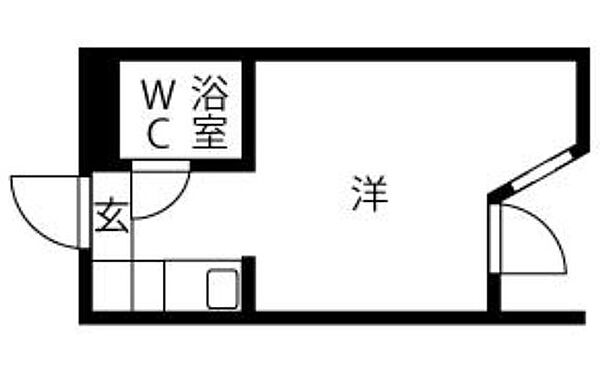 プレスイン六番町 3-B｜愛知県名古屋市熱田区西野町２丁目(賃貸マンション1R・3階・15.40㎡)の写真 その2