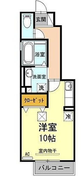 プランドール 102｜愛知県名古屋市中川区明徳町３丁目(賃貸アパート1R・1階・32.37㎡)の写真 その2